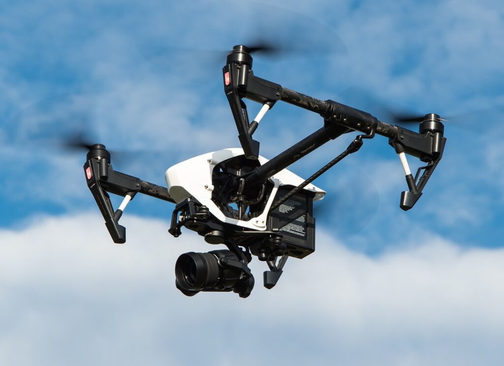 drone, camera, flying